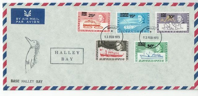 Image of British Antarctic Territory SG 24/37 FU British Commonwealth Stamp